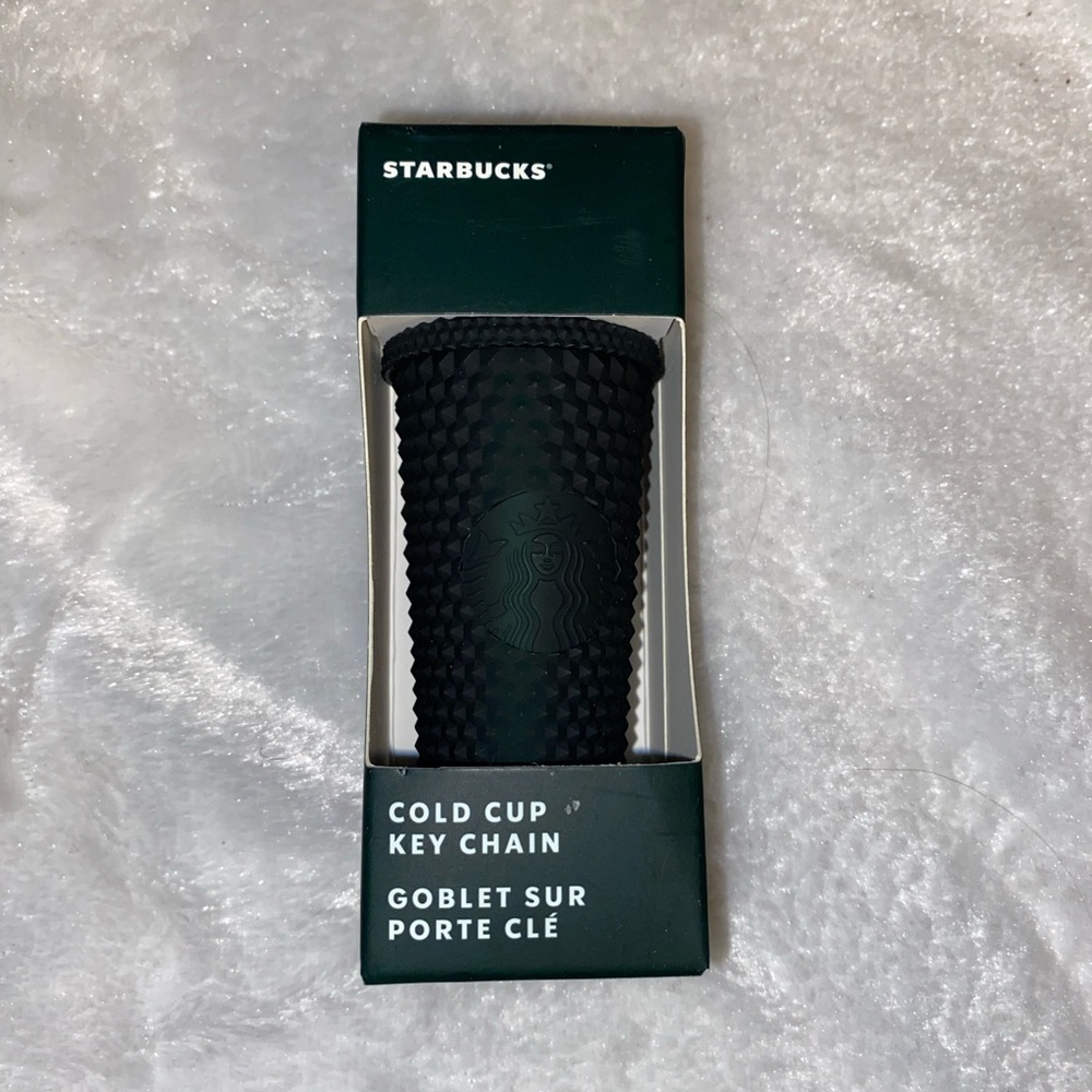 Starbucks Green studded mini tumbler keychain